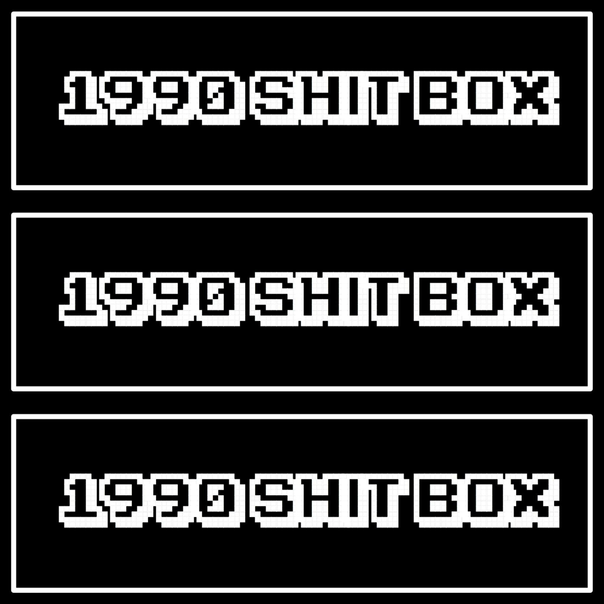 1990 Shit Box 📦 Decal - Strictly Static