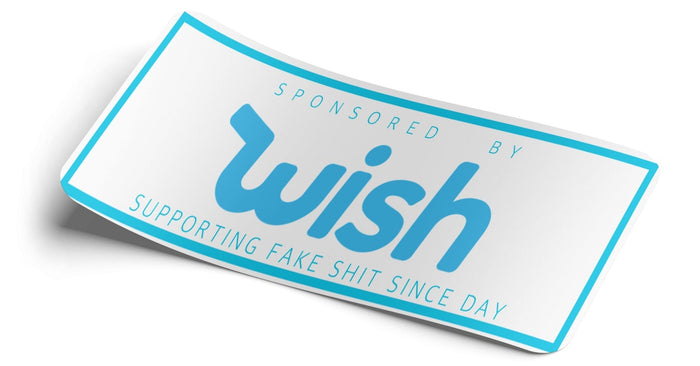 Sponsored by wish Decal - Strictly Static