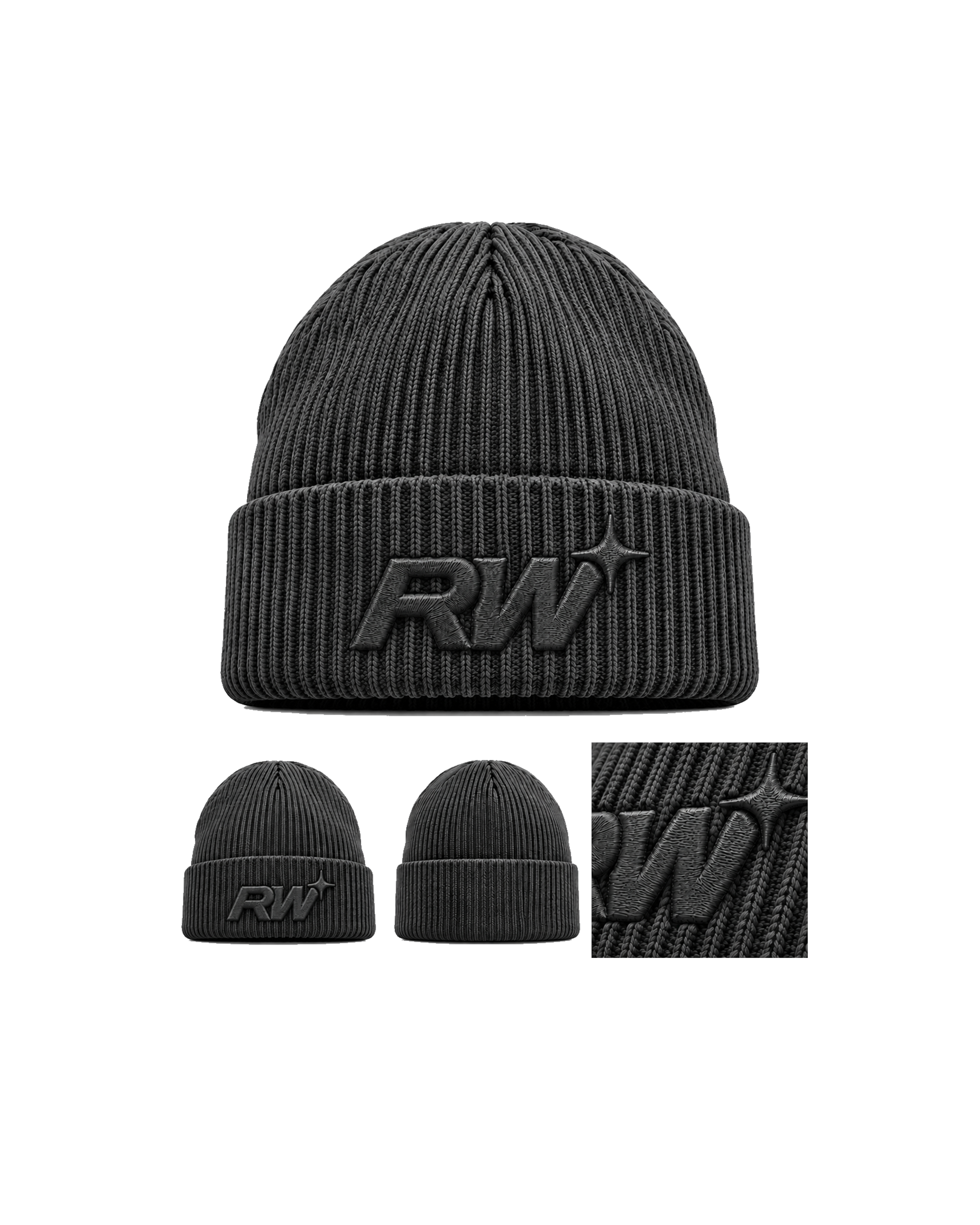 OVERCAST — OVERSIZED CUFFED BEANIE