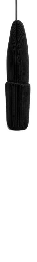 BLACKOUT — OVERSIZED CUFFED BEANIE – side